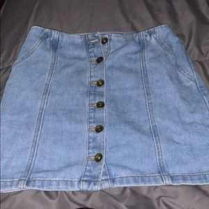 Button down skirt